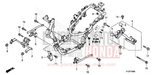 CARROSSERIE DE CHASSIS PES1258 de 2008